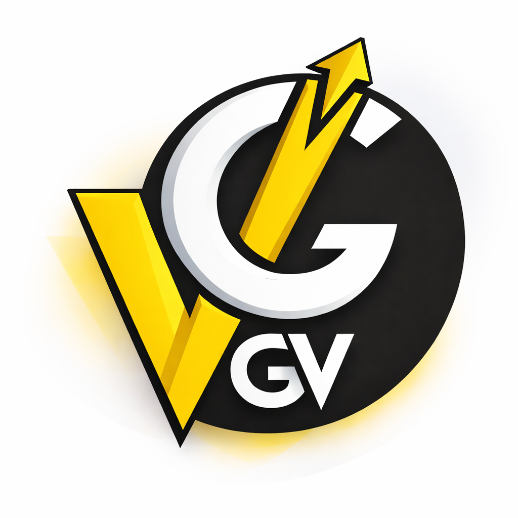 Uma logo com as letras VCGV - Você Gerando Valor